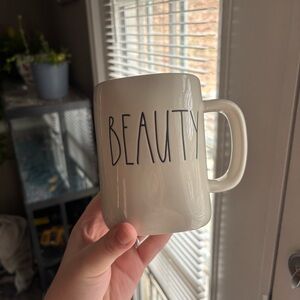 Rae Dunn Beauty Mug Coffee Cup Beauty and the Beast Movie Artisan Collection